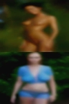 Dolphins swimming naked girls